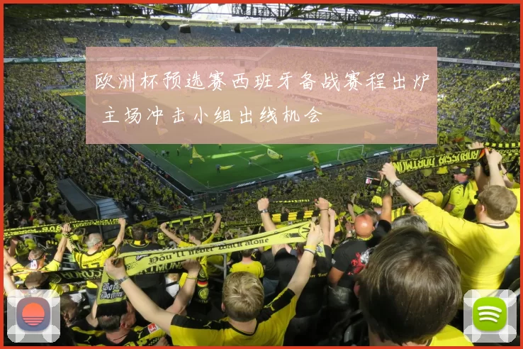 欧洲杯预选赛西班牙备战赛程出炉 主场冲击小组出线机会